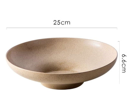 Bol / assiette creuse en céramique « Orchidée »