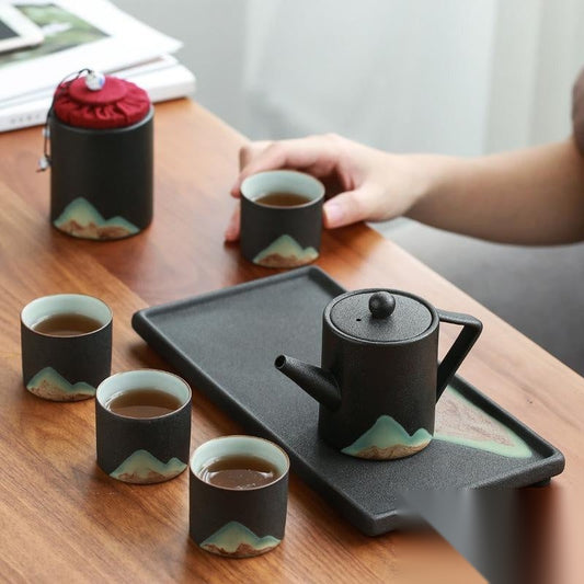 Tasse japonaise en céramique « Bizen »