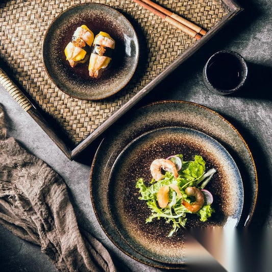 Assiette japonaise en céramique « Guinomi »