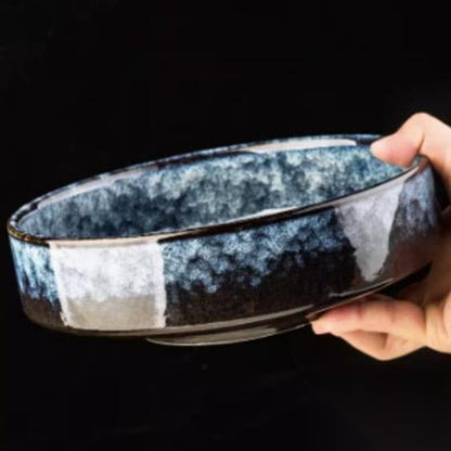 Assiette creuse & Bol en céramique « Camélia »