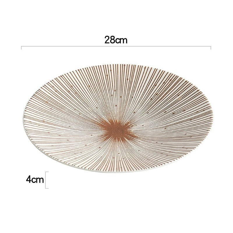Assiette creuse japonaise « Plénitude »