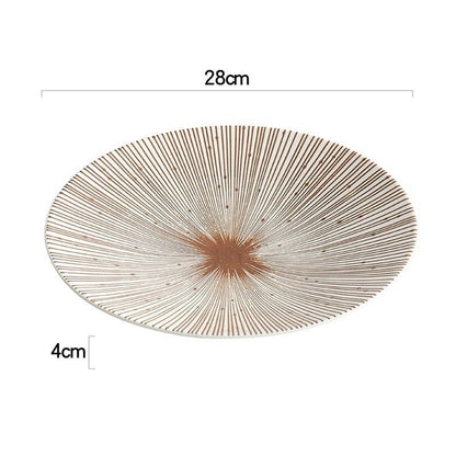 Assiette creuse japonaise « Plénitude »
