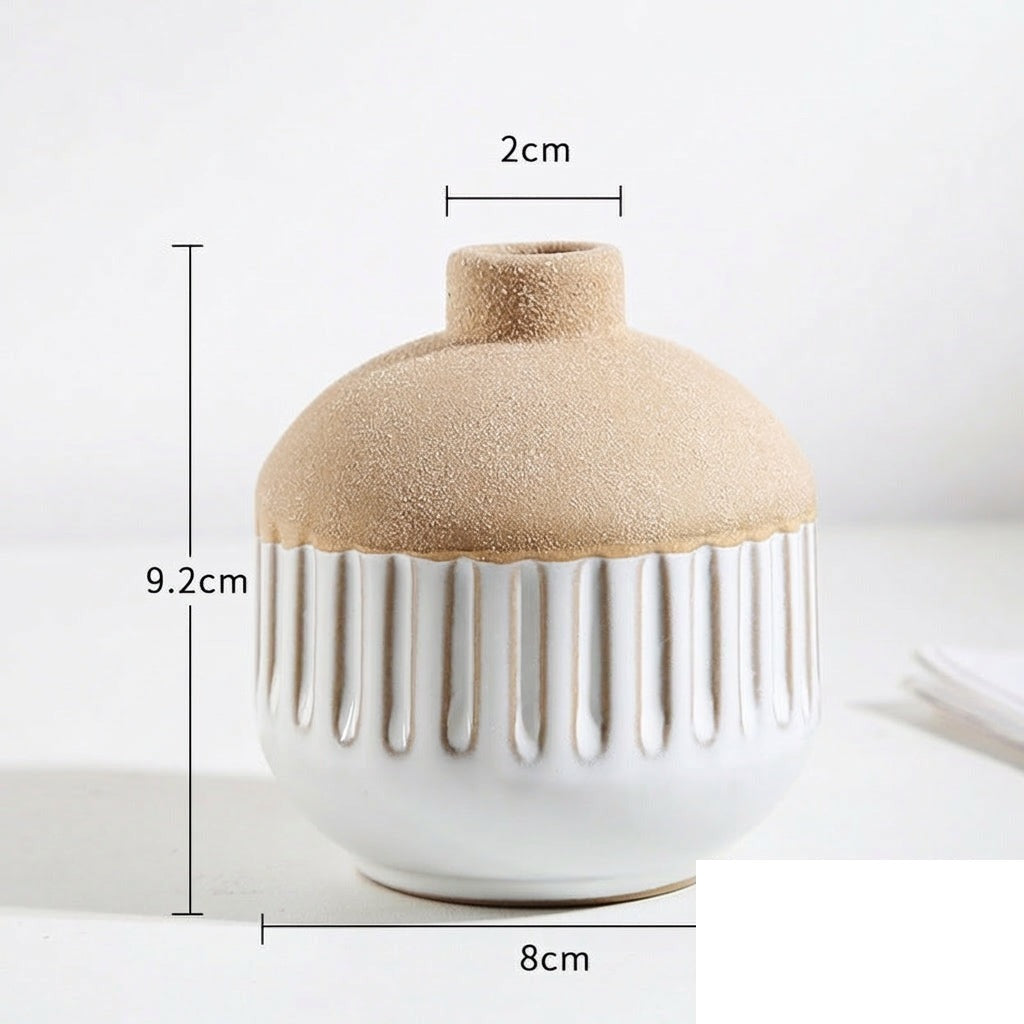 Vase en céramique fait main « Ardoise »