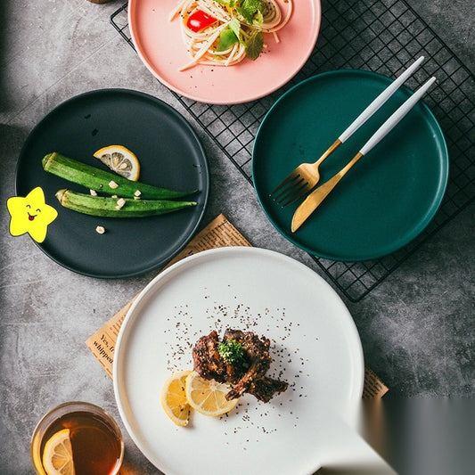 Assiette japonaise en céramique « Ambre »