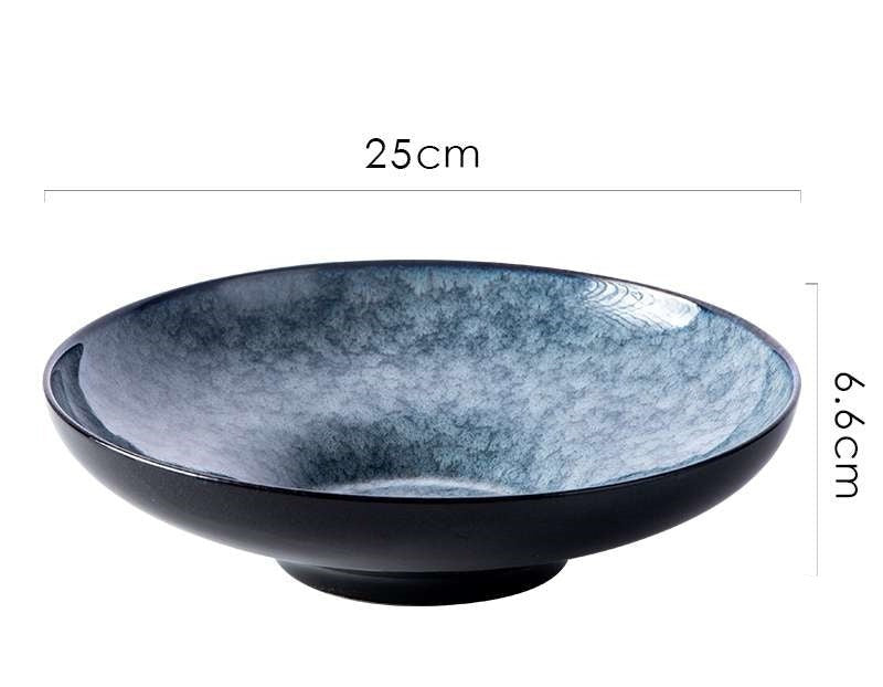 Bol / assiette creuse en céramique « Orchidée »