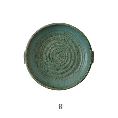 Assiette japonaise en céramique « Shirakawa »