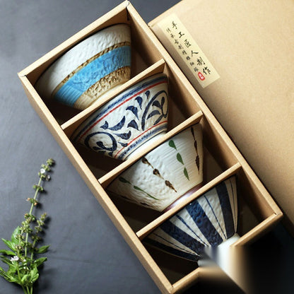 Coffret de bols à riz Collection (faits main) « Solstice »