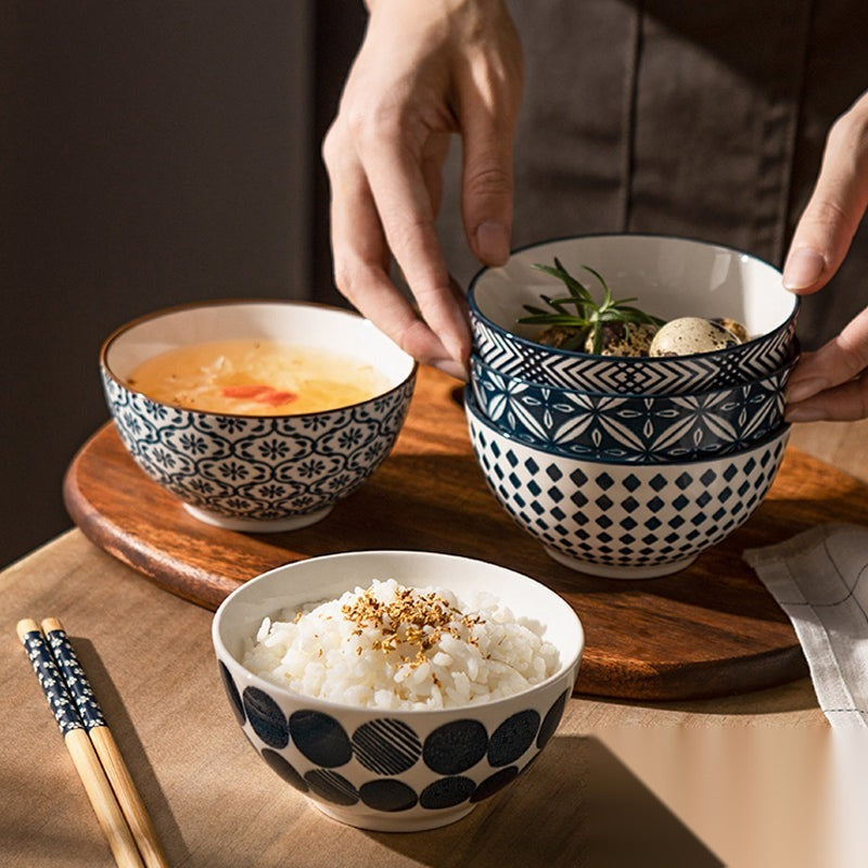 Coffret bols à riz Premium « Opale »