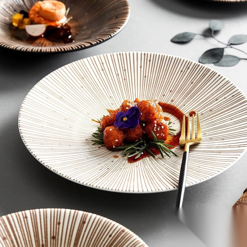 Assiette creuse japonaise « Plénitude »