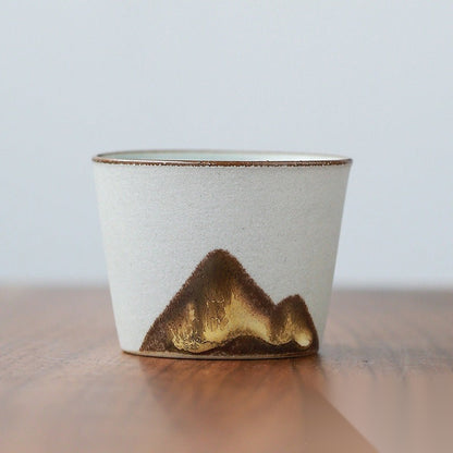 Tasse japonaise en céramique « Bizen »