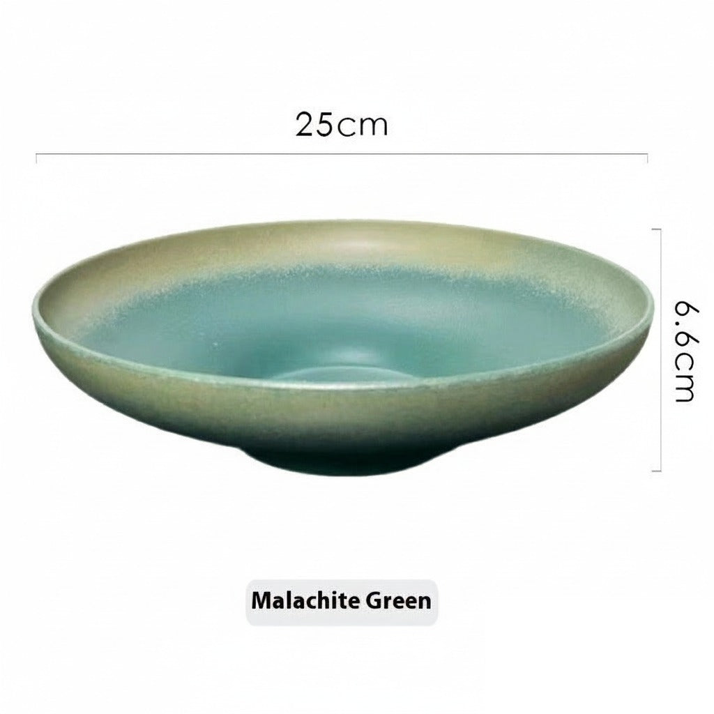 Bol / assiette creuse en céramique « Orchidée »