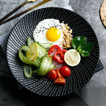 Assiette japonaise en céramique « Yanaka »