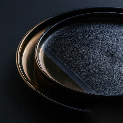 Assiette japonaise en céramique « Rubis »