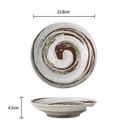 Assiette japonaise creuse « Douceur »