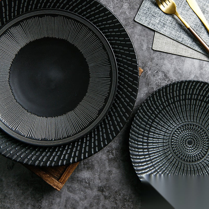 Assiette japonaise en céramique « Yanaka »