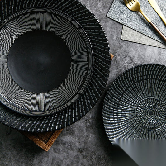 Assiette japonaise en céramique « Yanaka »