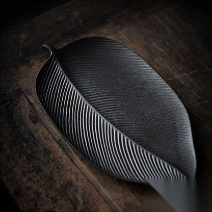 Plateau à thé japonais moderne « Vanille »