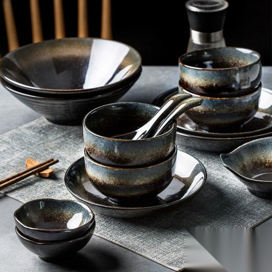 Vaisselle japonaise en céramique « Brume »