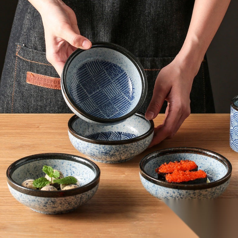 Bol à riz motif traditionnel japonais « Soleil »