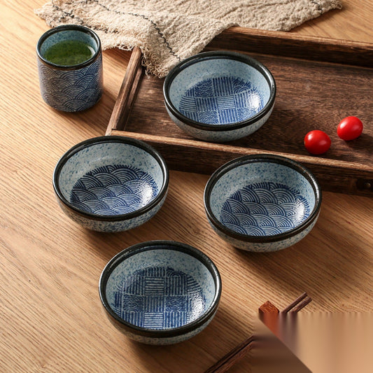 Bol à riz motif traditionnel japonais « Soleil »