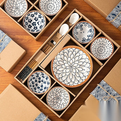 Coffret vaisselle japonaise (6 coffrets cadeaux) « Noblesse »