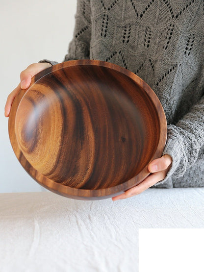 Bol et saladier en acacia (8 tailles) « Takayama »