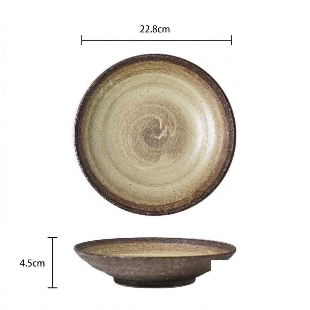Assiette japonaise creuse « Douceur »