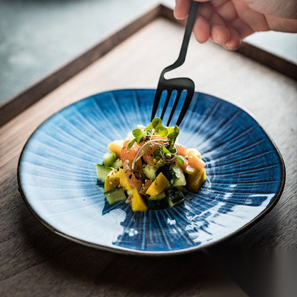Assiette japonaise en céramique « Kanazawa »