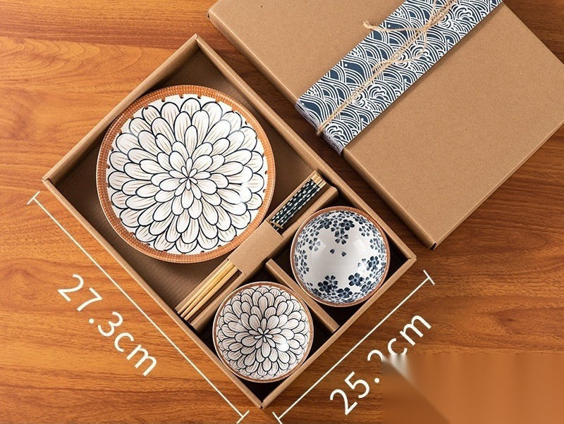 Coffret vaisselle japonaise (6 coffrets cadeaux) « Noblesse »