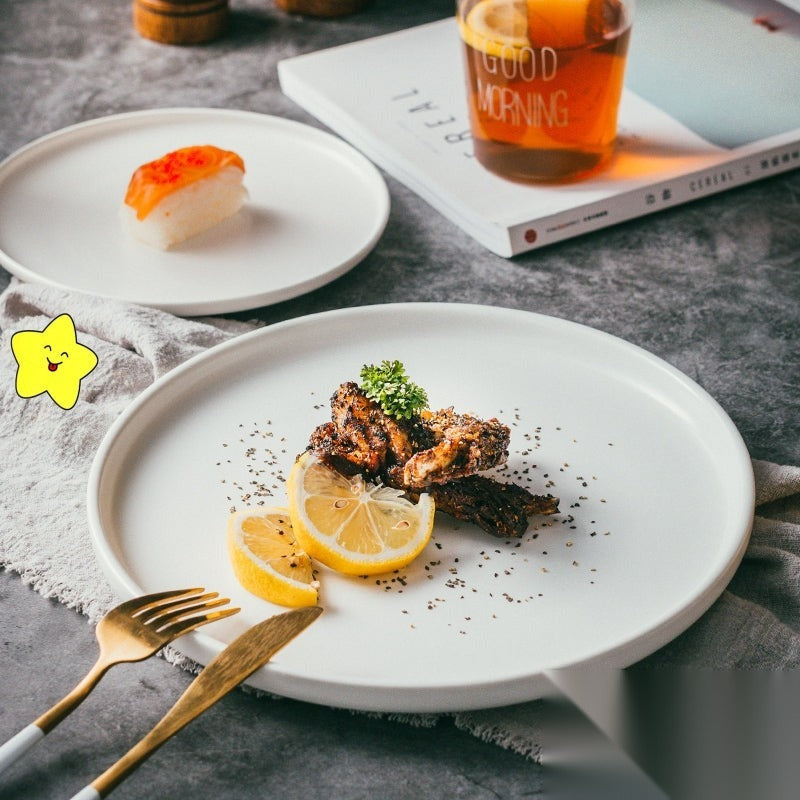 Assiette japonaise en céramique « Ambre »