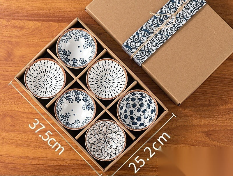 Coffret vaisselle japonaise (6 coffrets cadeaux) « Noblesse »