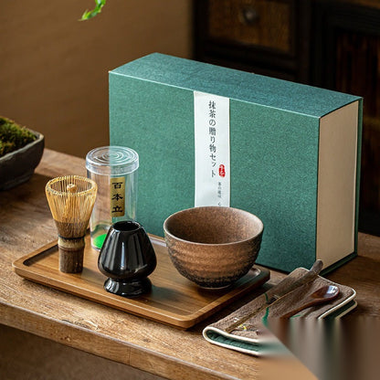 Cérémonie du thé matcha (set & coffrets cadeau) « Profondeur »