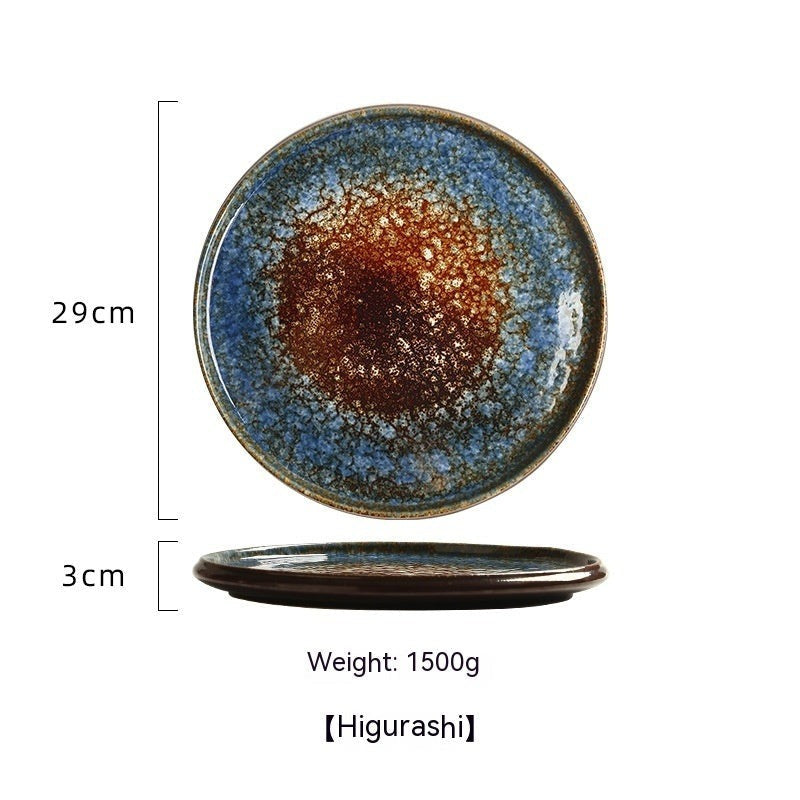 Assiette japonaise en céramique « Nikko »