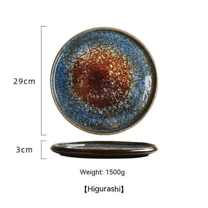 Assiette japonaise en céramique « Nikko »