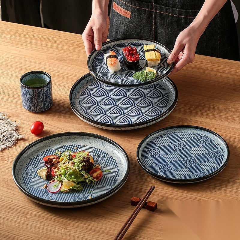 Assiette japonaise en céramique « Kamakura »