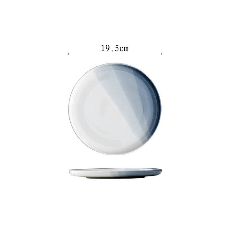 Assiette japonaise en céramique « Shino »