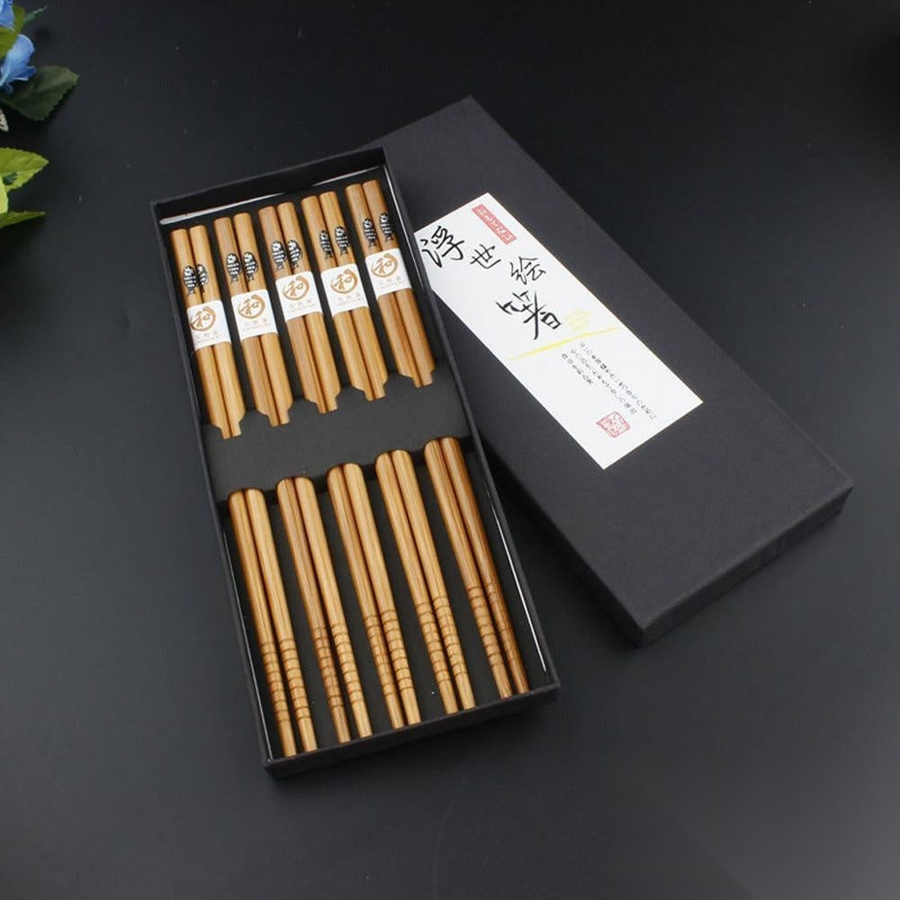 Coffret de baguettes japonaises motif « Edition 1 »