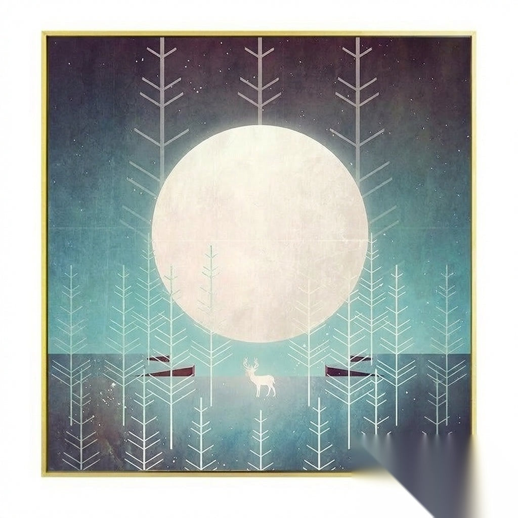Affiche japonaise - Paysage abstrait, « Ensō »