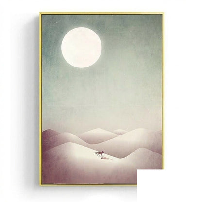 Affiche japonaise - Paysage abstrait, « Ensō »