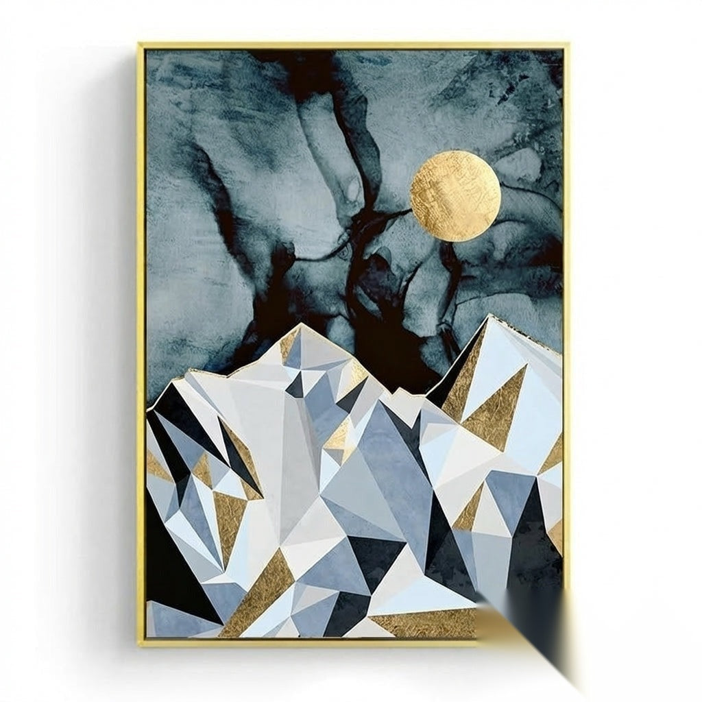 NOUVEAUTÉ || Affiche japonaise - Paysage abstrait, « Aube »