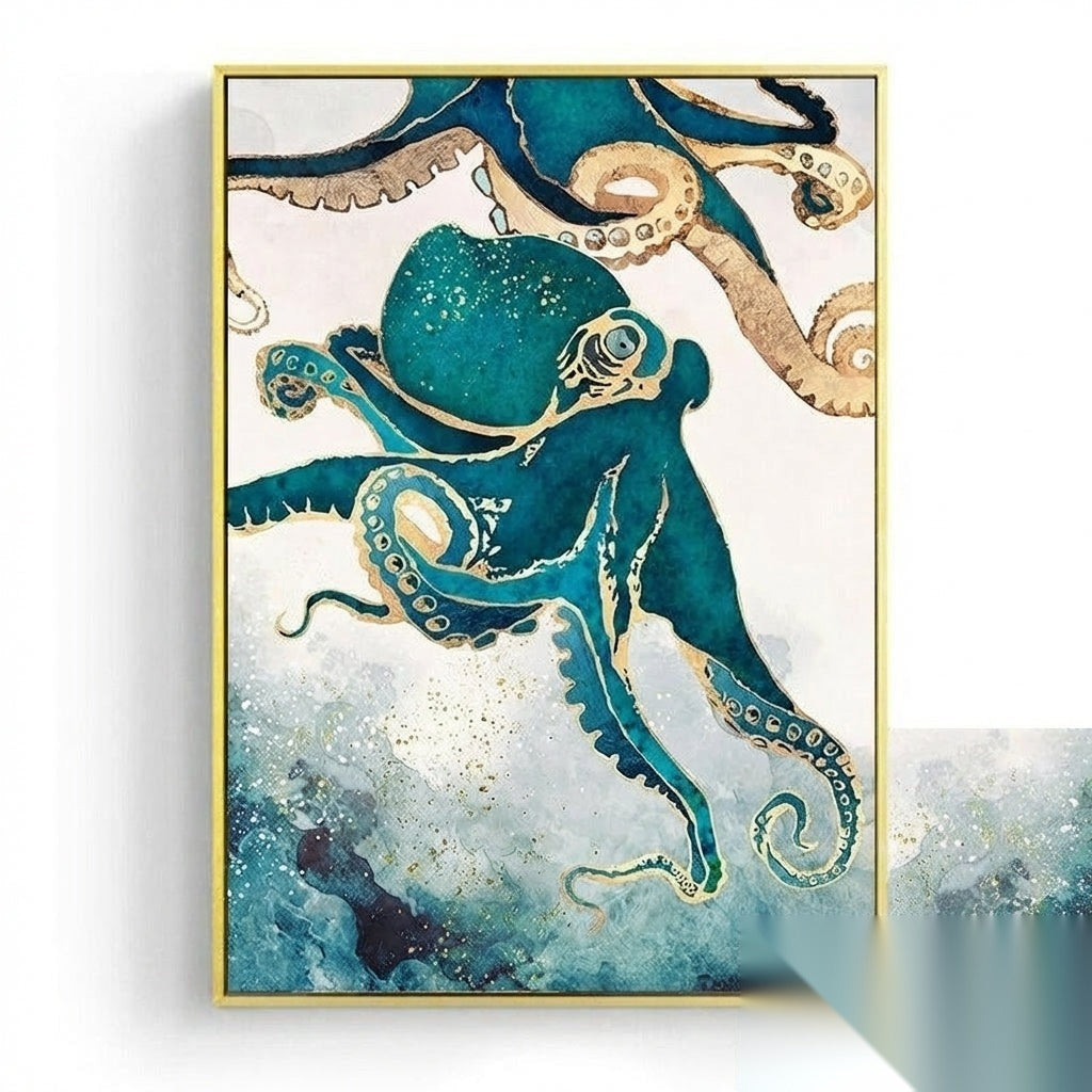 Affiche japonaise, paysage abstrait « Wabi »
