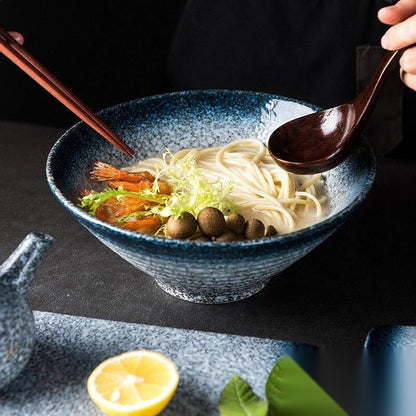 Grand bol à ramen en céramique « Ultramarin »