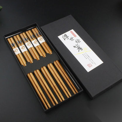 Coffret de baguettes japonaises motif « Edition 1 »
