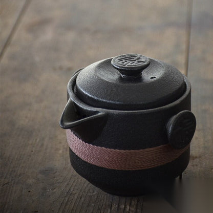 Théière japonaise portable en céramique « Café »