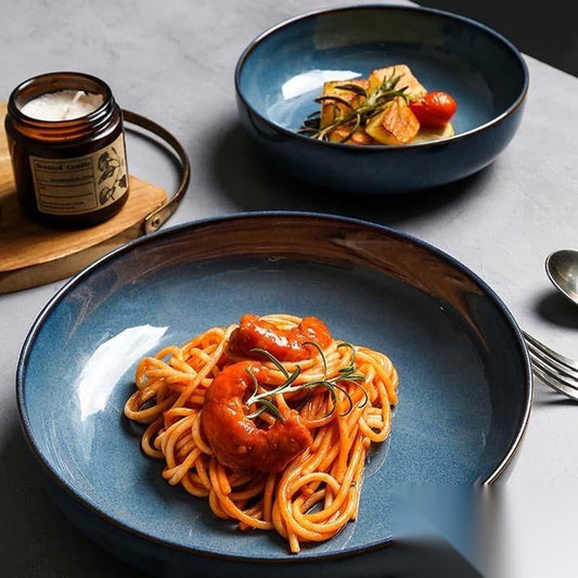 Assiette japonaise en céramique « Shimokita »