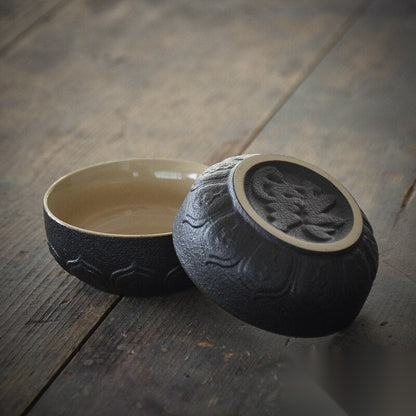 Théière japonaise portable en céramique « Café »