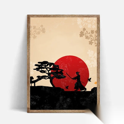 Affiches japonaises style « Texture »