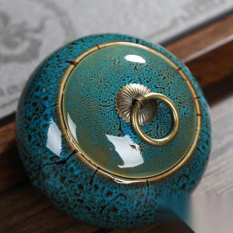 Pot à thé style japonais en céramique « Étain »