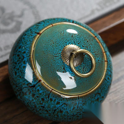 Pot à thé style japonais en céramique « Étain »