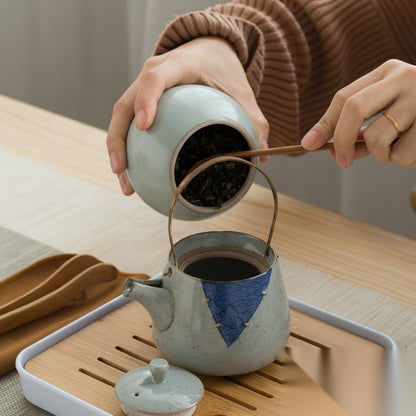 Elégant pot à thé en céramique « Vermeil »